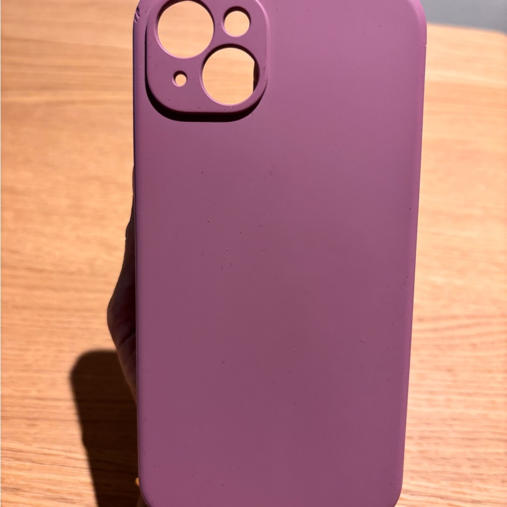 iPhone 14 Plus Purple Silicone Phone Case